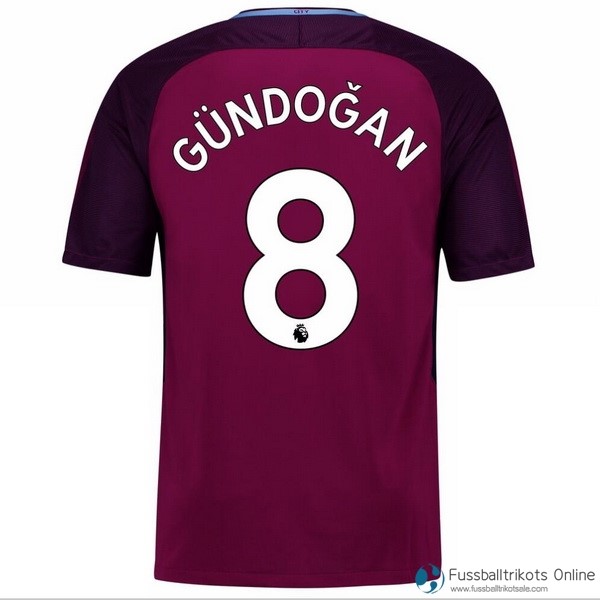 Manchester City Trikot Auswarts Gundogan 2017-18 Fussballtrikots Günstig